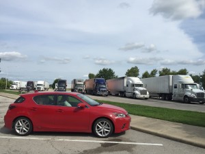 Hybrid cT200h at Truck Stop - Lubie Love